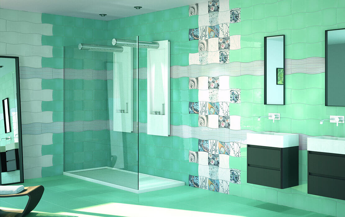 Зеленый цвет в интерьере ванной комнаты. Сочетания цветов, советы