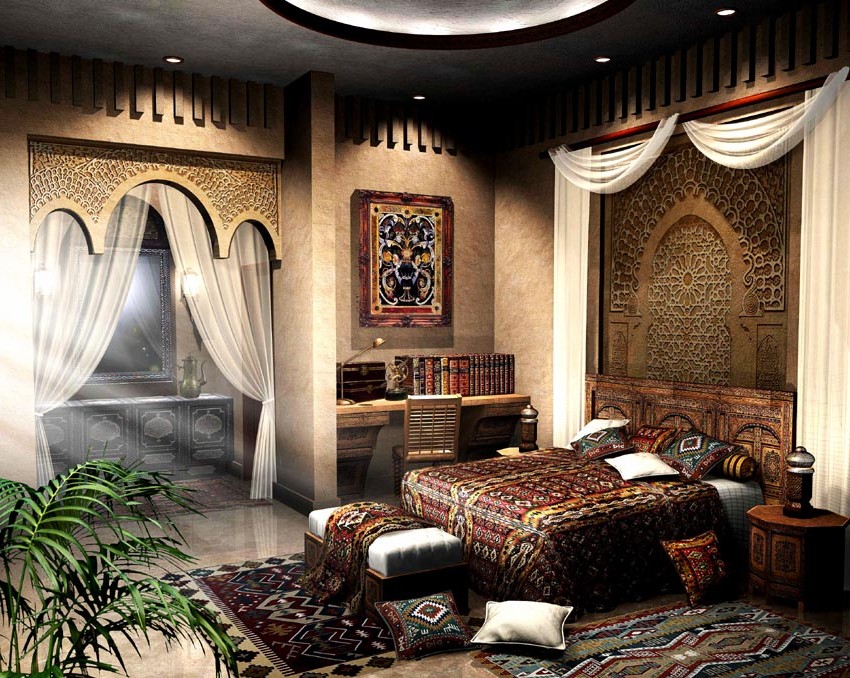 Дизайн интерьера в арабском стиле.